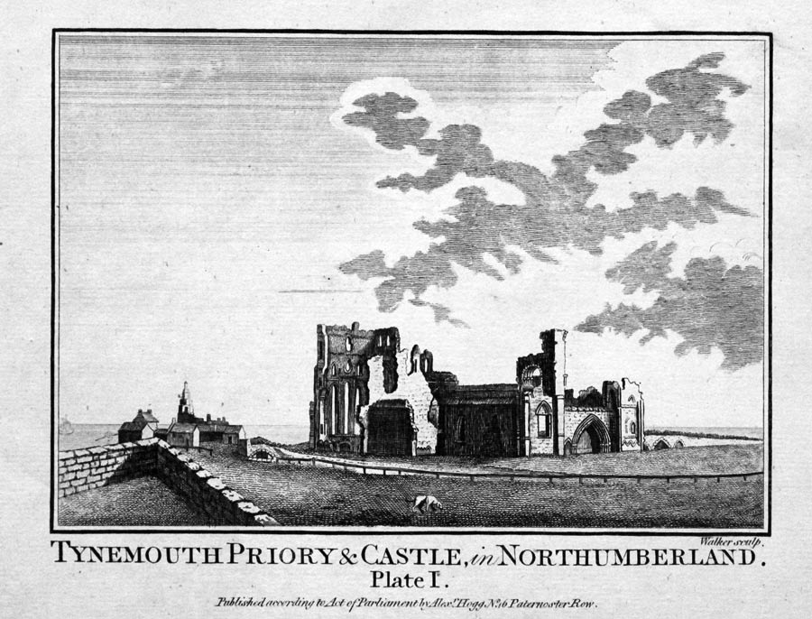 Tynemouth Priory and Castle Castle, Northumbertland 1786