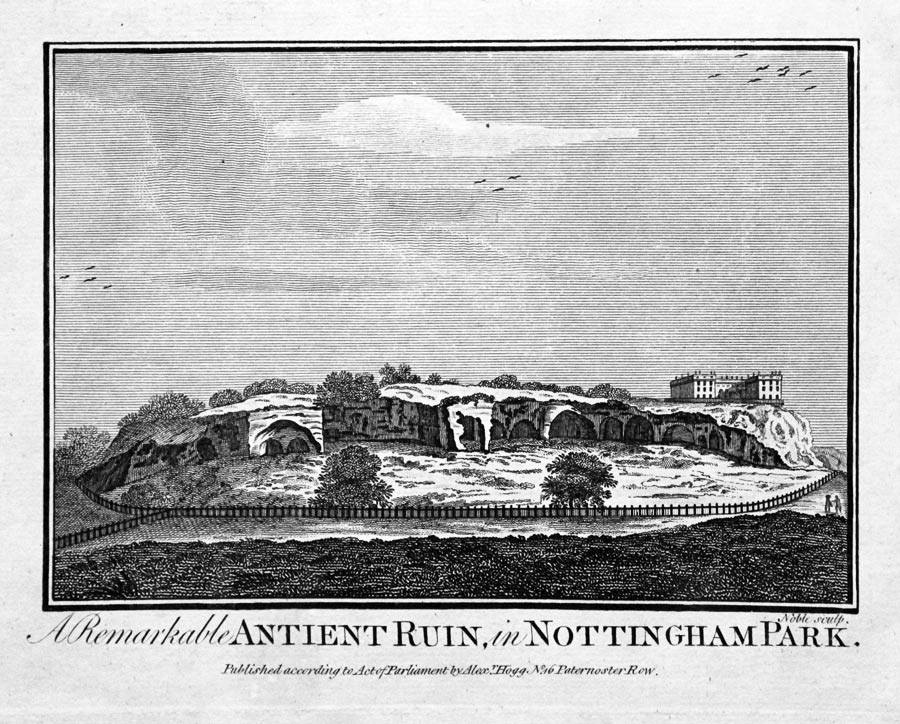 Newstead Abbey in Nottinghamshire 1786