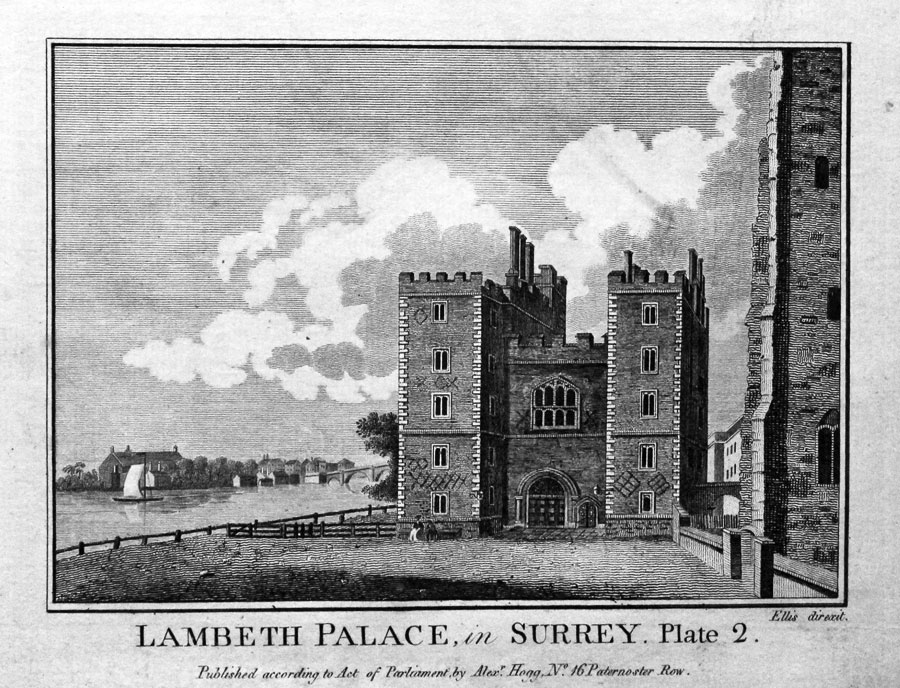 Lambeth Palace, London 1786