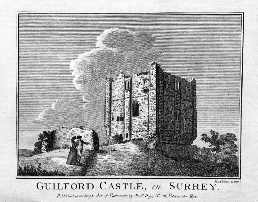 Guidford Castle, Surrey 1786