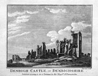  Denbigh Castle, North Wales 1786 