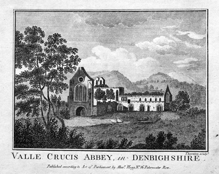Vale Crucis Abbey, Denbighshire 1786