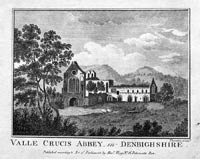  Vale Crucis Abbey, Denbighshire 1786 