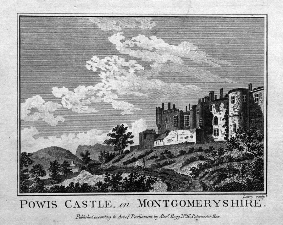 Powis Castle, Mongomeryshire 1786