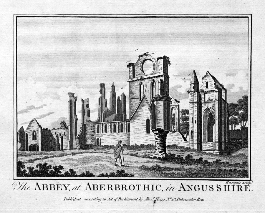 Arbroath Abbey 1786