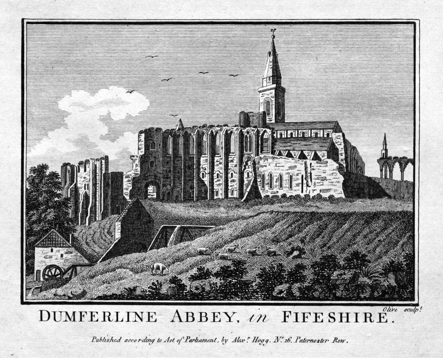 Dunfermline bbey, Fife 1786