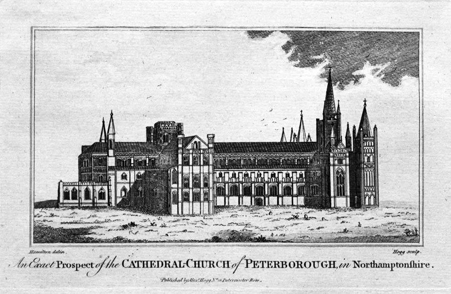 Peterborough Cathedral, Northamptonshire 1786