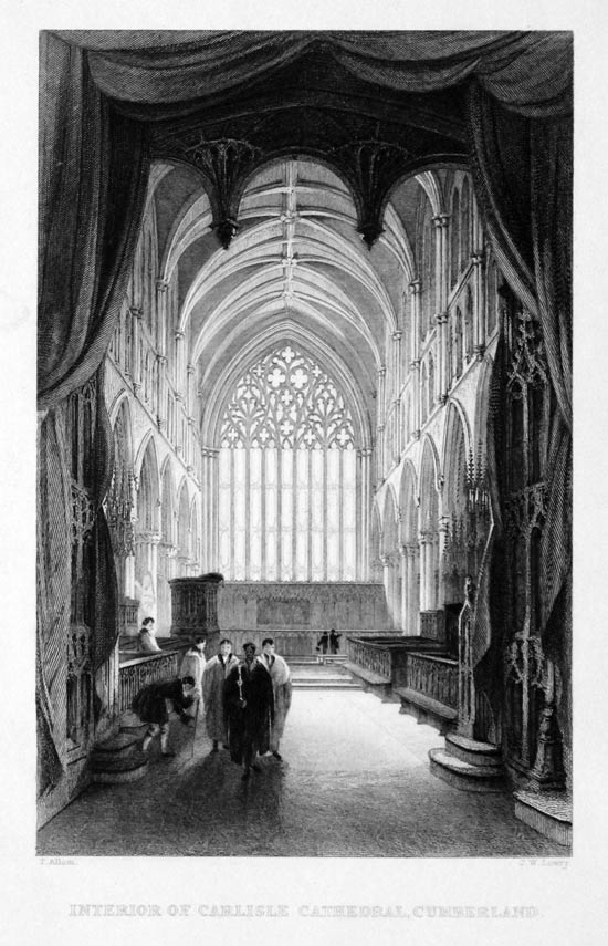 Interior of Carlisle Cathedral  Interior of Carlisle Cathedral
