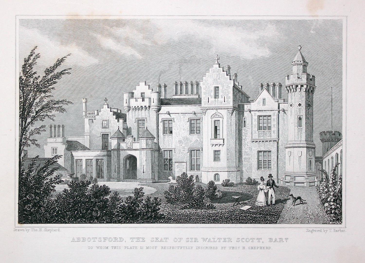 Abbotsford, Scotland by Thomas Shepherd