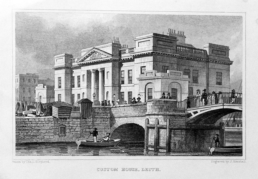 Custon House Edinburgh by Thomas Shepherd