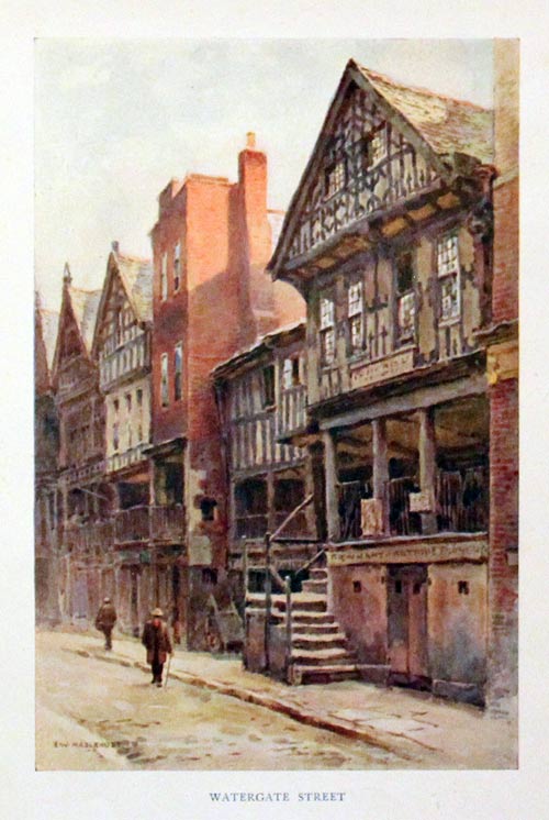 Watergate Street Chester, E. W. Haslehust  Watergate Street Chester, E. W. Haslehust