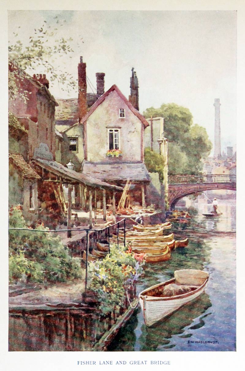 Fisher Lane and Great Bridge E.W.Haslehust