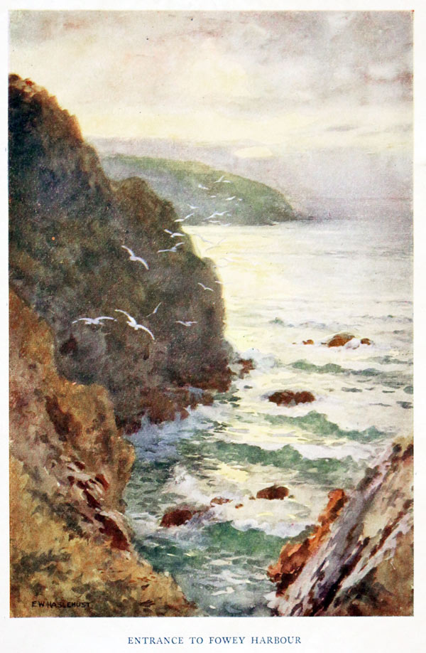 Entrance to Fowey Harbour, E. W. Haslehust  Entrance to Fowey Harbour, E. W. Haslehust
