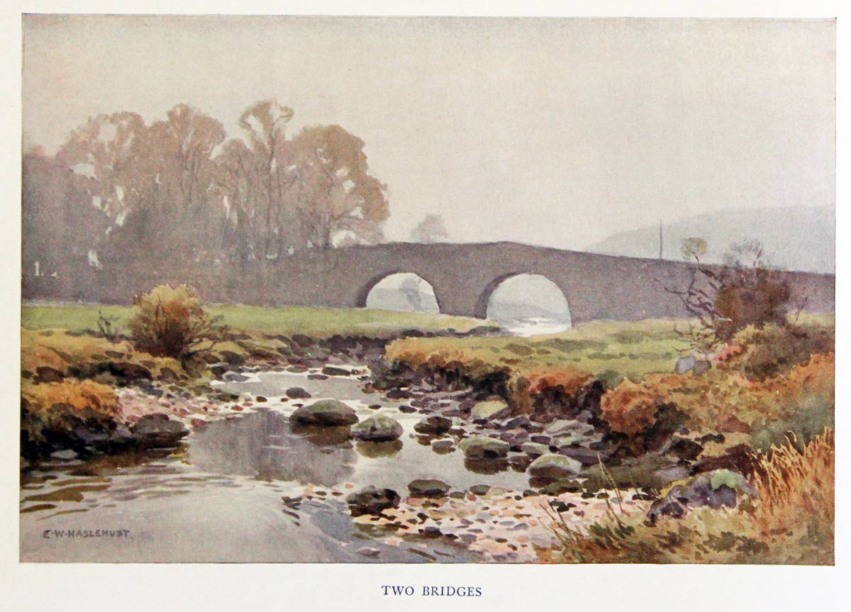 Two Bridges, Dartmoor, E. W. Haslehust  Two Bridges, Dartmoor, E. W. Haslehust