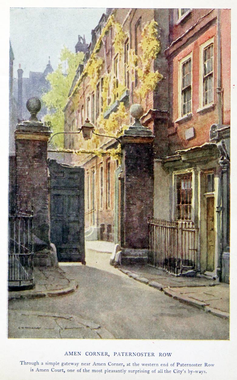 Amen Corner, Paternoster Row, E. W. Haslehust