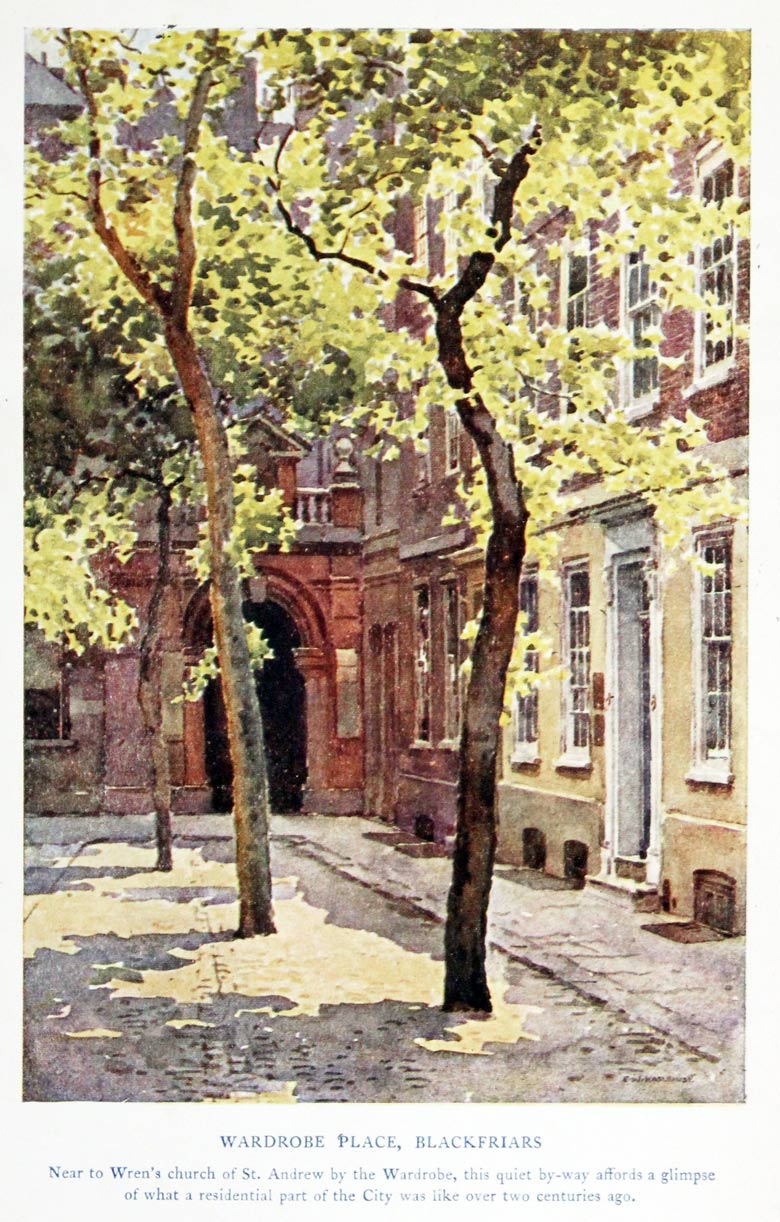 Wardrobe Place, Backfriars, E. W. Haslehust