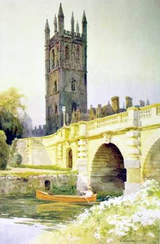 Magdalen Bridge and Tower, E. W. Haslehust