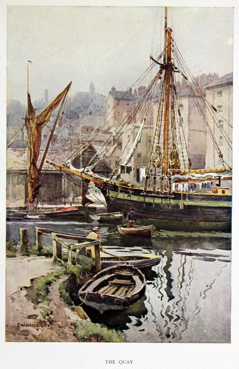 The Quay Exeter, E. W. Haslehust  The Quay Exeter, E. W. Haslehust