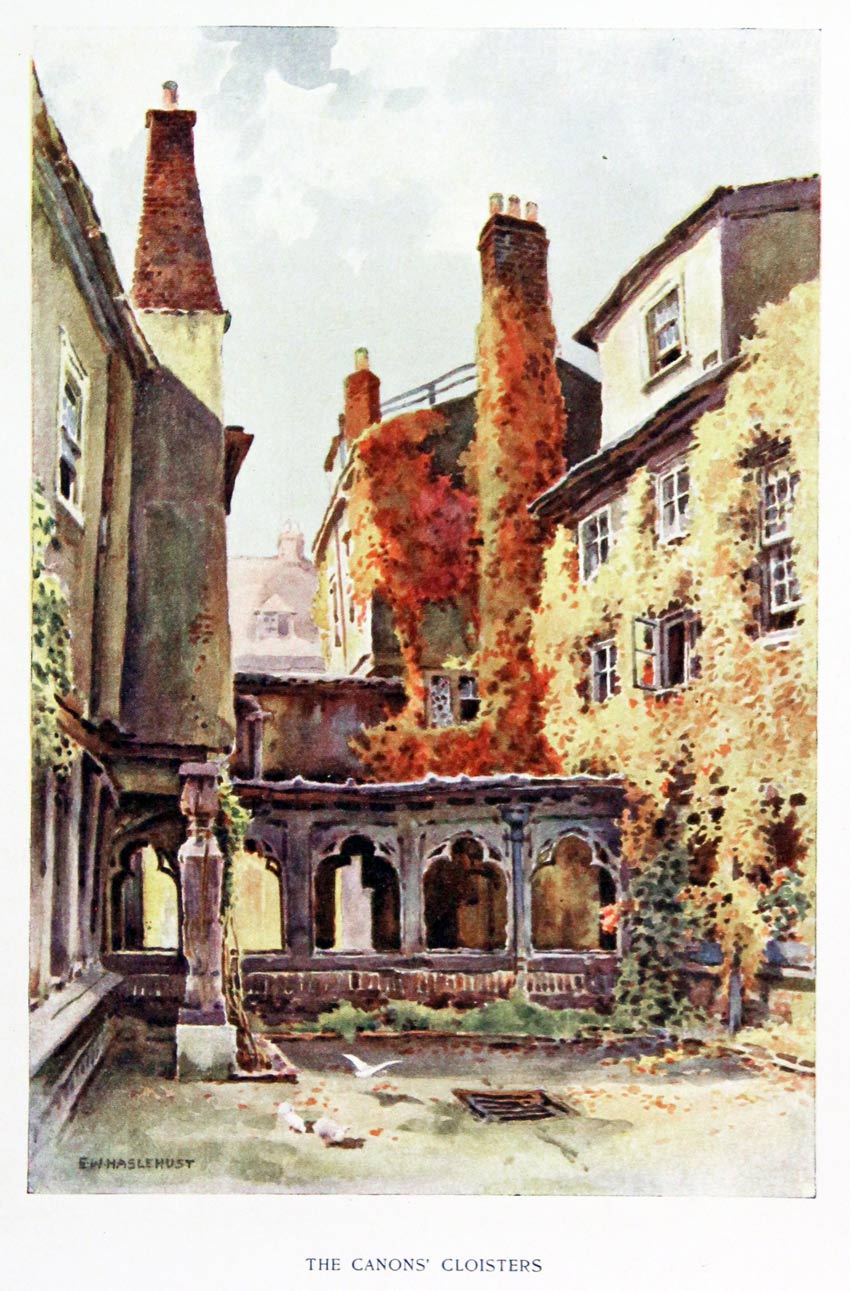 The Canons' Cloisters   E.W Haslehust