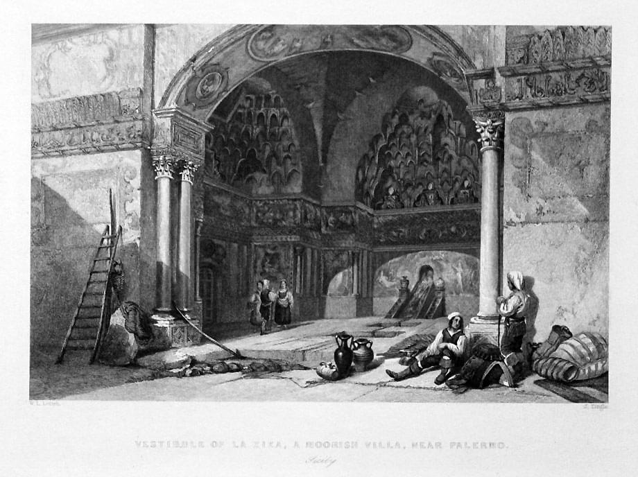Vestibule of a Moorish Villa, Palermo  Vestibule of a Moorish Villa, Palermo