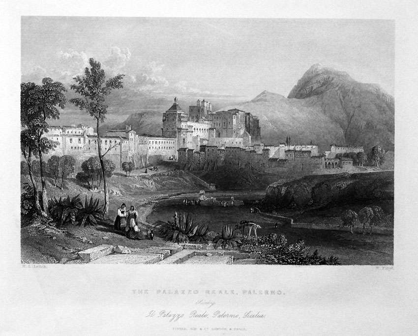 The Palazzo Reale, Palermo.  The Palazzo Reale, Palermo.