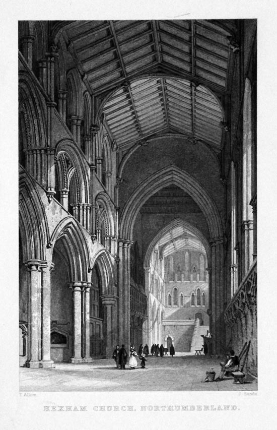 Hexham Church Northumberland  Hexham Church Northumberland