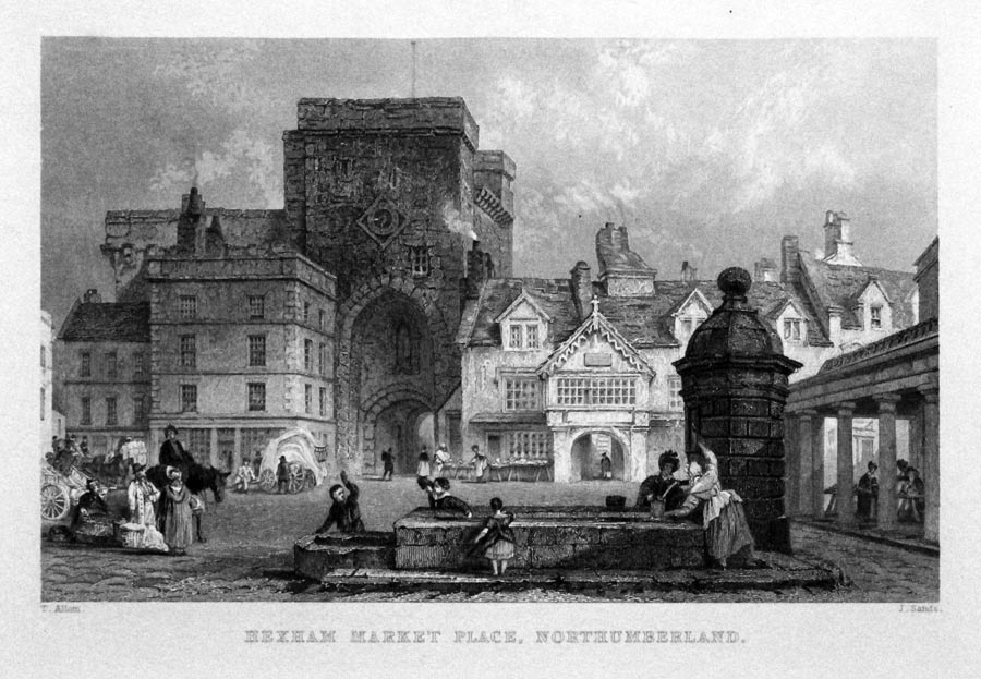 Hexham Market Place Northumberland  Hexham Market Place Northumberland