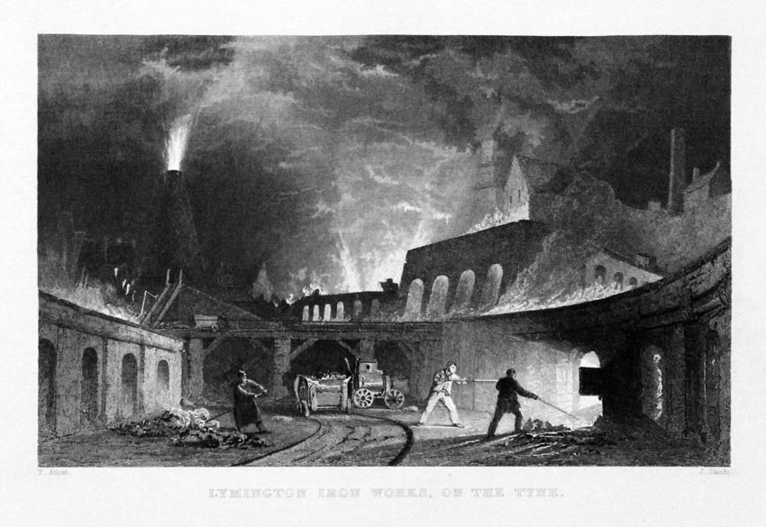 Lymington Ironworks on the Tyne  Lymington Ironworks on the Tyne