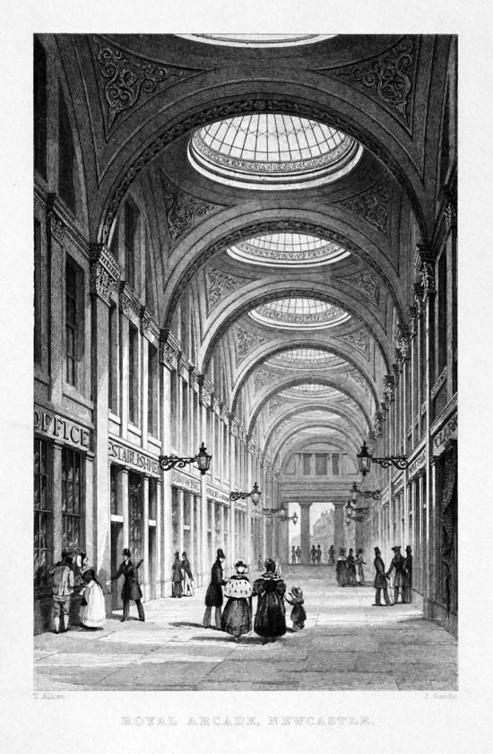 Royal Arcade, Newcastle Northumberland  Royal Arcade, Newcastle Northumberland
