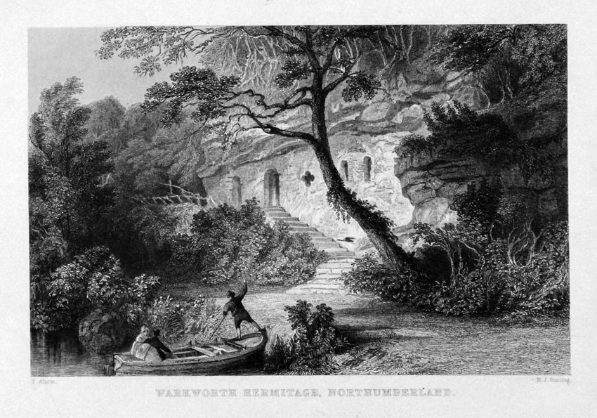 Warkworth Hermitage Northumberland  Warkworth Hermitage Northumberland