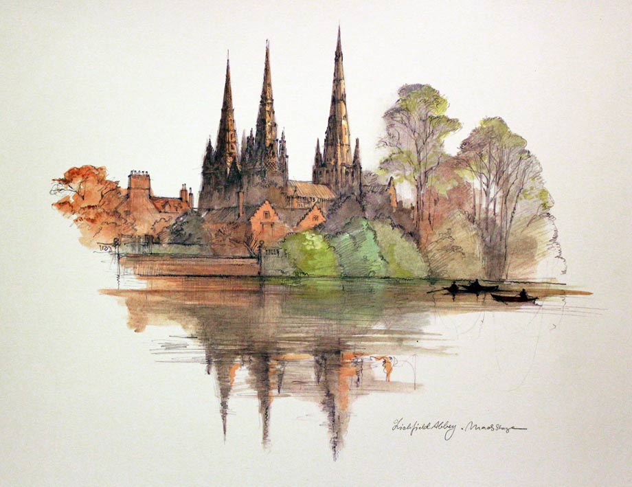 Lichfield Cathedral by Mads Stage