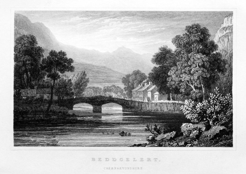 Beddgelert Caernarvonshire Henry Gastineau  Beddgelert Caernarvonshire Henry Gastineau