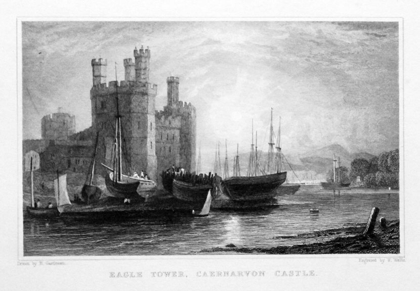 Eagle Tower Caernarvon Henry Gastineau  Eagle Tower Caernarvon Henry Gastineau