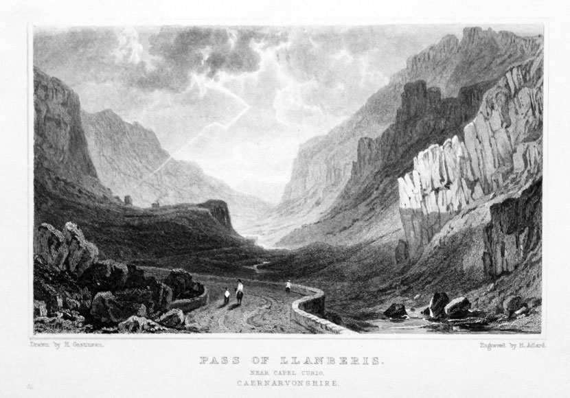 Llanberis Pass Caernarvonshire Henry Gastineau  Llanberis Pass Caernarvonshire Henry Gastineau