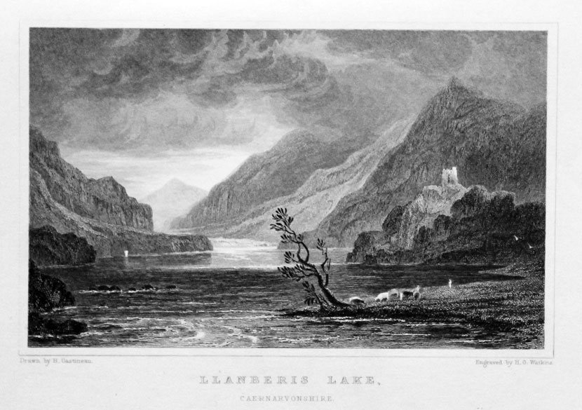 Llanberis Lake, Caernarvonshire Henry Gastineau  Llanberis Lake, Caernarvonshire Henry Gastineau