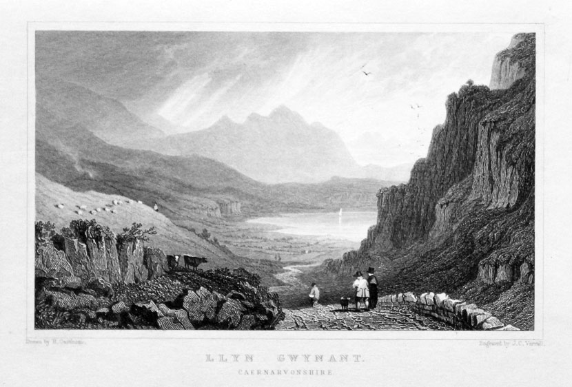 Llyn Gwynantn Caernarvonshire Henry Gastineau  Llyn Gwynantn Caernarvonshire Henry Gastineau