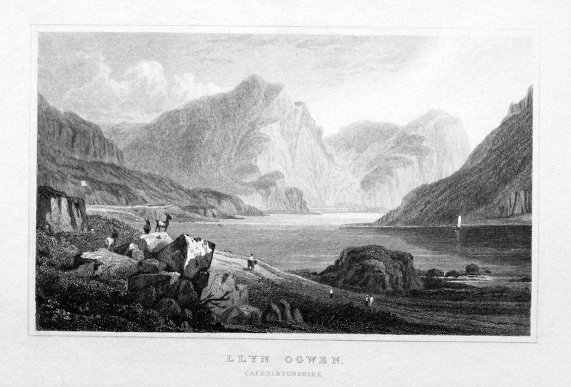 Llyn Ogwen Caernarvonshire Henry Gastineau  Llyn Ogwen Caernarvonshire Henry Gastineau