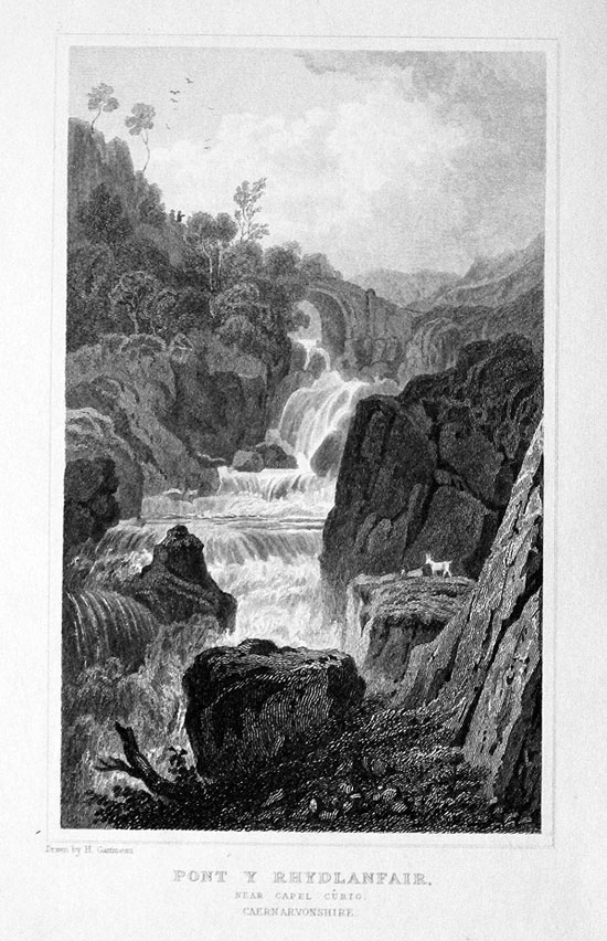 Pont y Rhydlanfair, near Capel Curig, Caernarvonshire Henry Gastineau  Pont y Rhydlanfair, near Capel Curig, Caernarvonshire Henry Gastineau