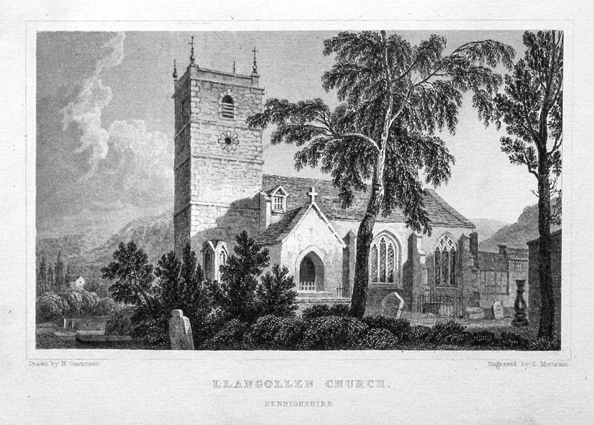 Llangollen Church, Denbighshire by Henry Gastineau