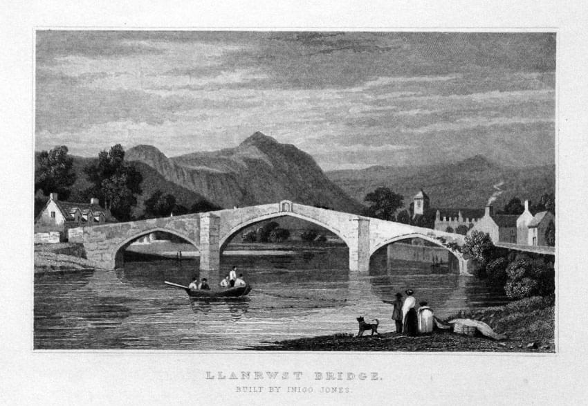 Llanrwst Bridge, Denbighshire by Henry Gastineau