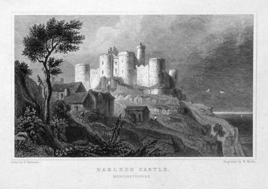 Harlech Castle, Henry Gastineau  Harlech Castle, Henry Gastineau