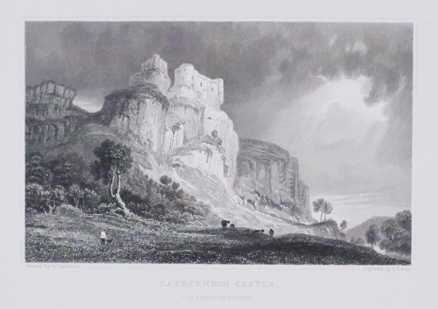 Caercennin Castle by Henry Gatineau