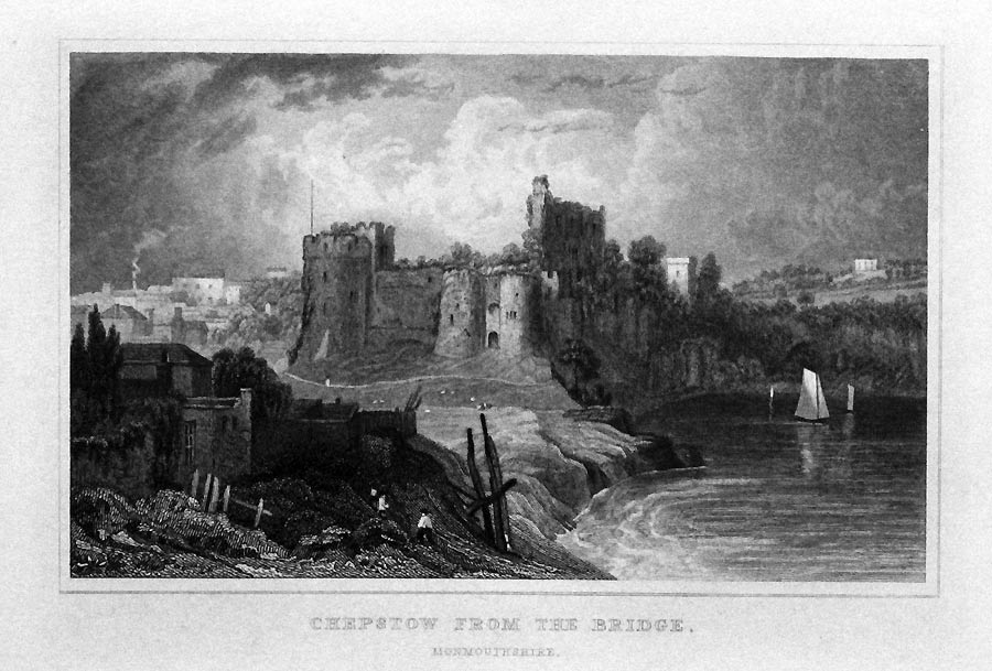 Chepstow from the Bridge Monmouthshire