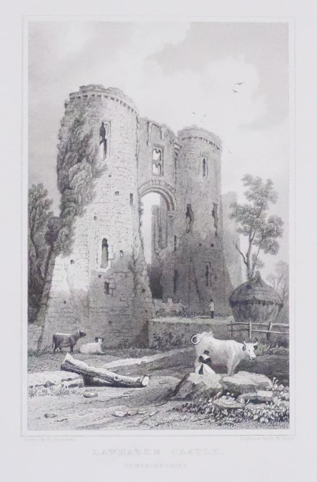 Lawhaden  Castle, Pembrokeshire  Lawhaden  Castle, Pembrokeshire